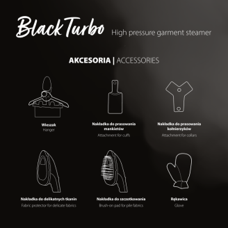 TEXI BLACK TURBO Επαγγελματικό Σύστημα φινιρίσματος ενδυμάτων υψηλής πίεσης