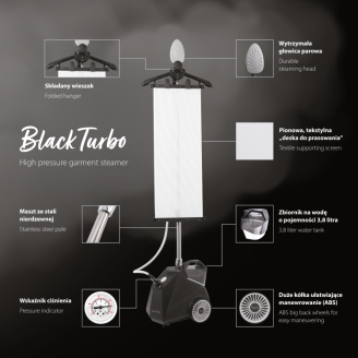 TEXI BLACK TURBO Επαγγελματικό Σύστημα φινιρίσματος ενδυμάτων υψηλής πίεσης